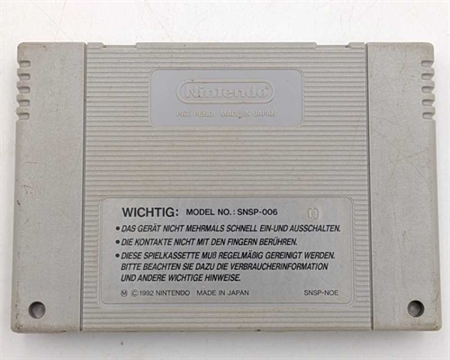 F-Zero - SNES - Cartridge - (NOE) (B Grade) (Genbrug)